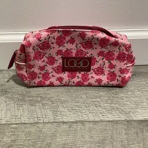 LOGO Lori Goldstein Floral Cosmetic Bag